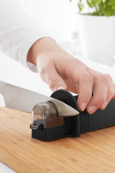 IKEA ASPEKT Bıçak Bileyici Siyah 16 cm