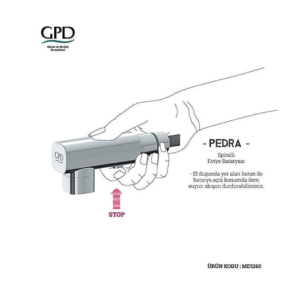 Gpd Pedra Spiralli Eviye Bataryası (Mes160) - 6