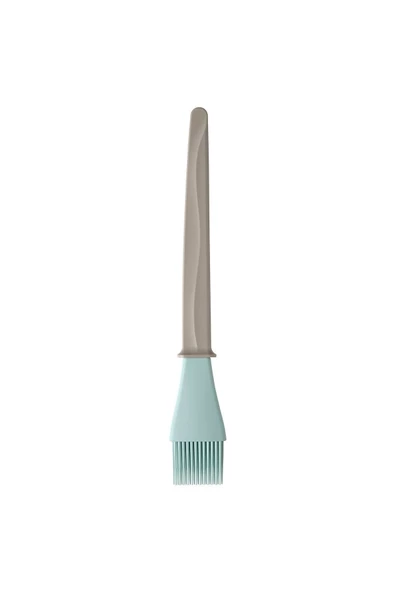 Yumurta Fırçası Pasta Fırçası 26 Cm Silikon A Kalite Hamur Fırçası Bej-mavi - 2