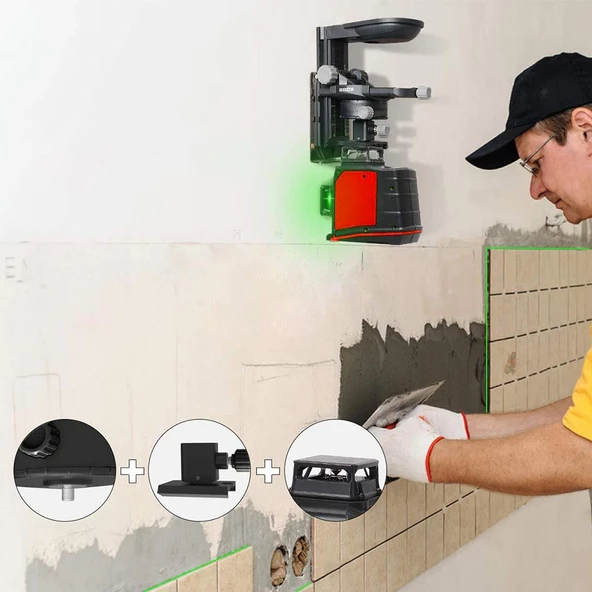 KOBB KBL10SET Mıknatıslı Hassas Ayarlanabilir Lazer Hizalama Aparatı+Mıknatıslı Lazer Hizalama Aparatı - 7