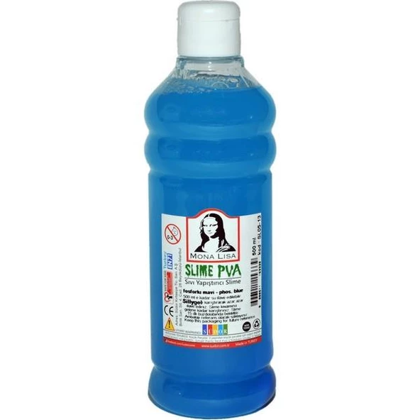 Slime Yapıştırıcı Südor 500 ML Sıvı Slime PVA Renkli Sılaym 500 ML - 8
