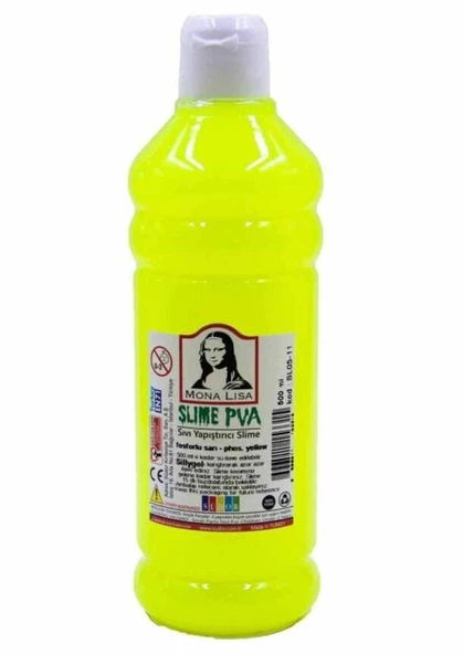 Slime Yapıştırıcı Südor 500 ML Sıvı Slime PVA Renkli Sılaym 500 ML - 9