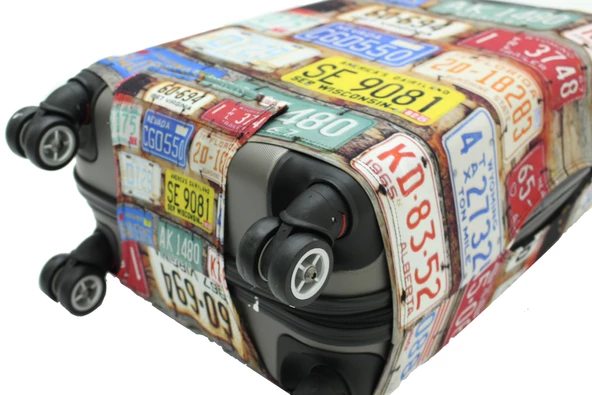 (My#15 Plakalar) VALİZ İÇİN KILIF - 2