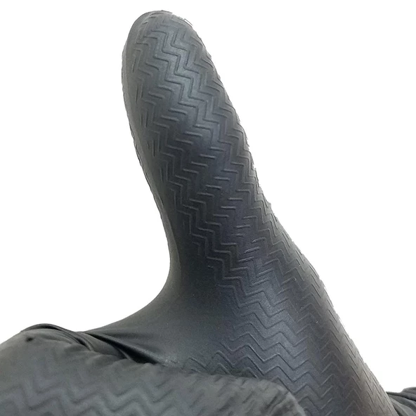 NT-İ Glove Sağlık Endüstri Otomotiv Gıda Kimyasal Nitril Eldiven XL İş Eldiveni 50 Adet (25 ÇİFT) - 4