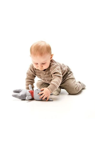 Gullıgast Minik Peluş Çıngıraklı Oyuncak Tavşan 18 Cm - 3
