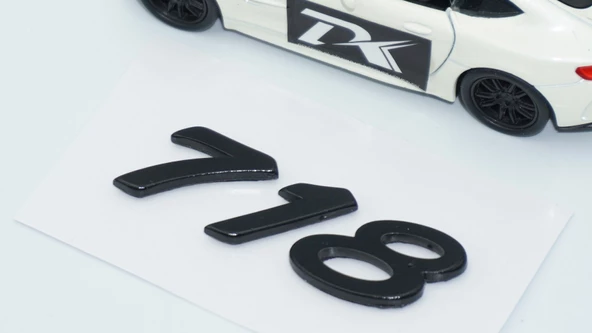 DK Tuning Porsche 718 Bagaj 3M 3D Siyah ABS Yazı Logo Amblem - Resim 4