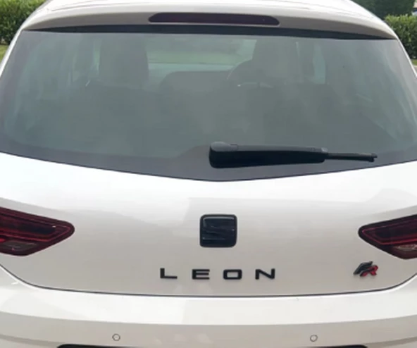 DK Tuning Leon Siyah ABS 3M 3D Bagaj Yazı Logo Seat İle Uyumlu - 3