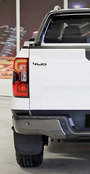 DK Tuning Ranger Wildtrak 4WD Bagaj Siyah ABS Yazı Logo Ford İle Uyumlu - 3
