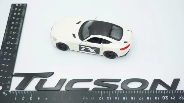 DK Tuning Tucson Bagaj 3M 3D Siyah ABS Yazı Logo Hyundai İle Uyumlu - Resim 2