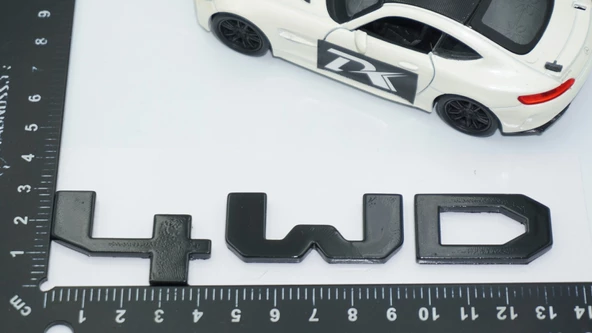 DK Tuning Ranger Wildtrak 4WD Bagaj Siyah ABS Yazı Logo Ford İle Uyumlu - 2