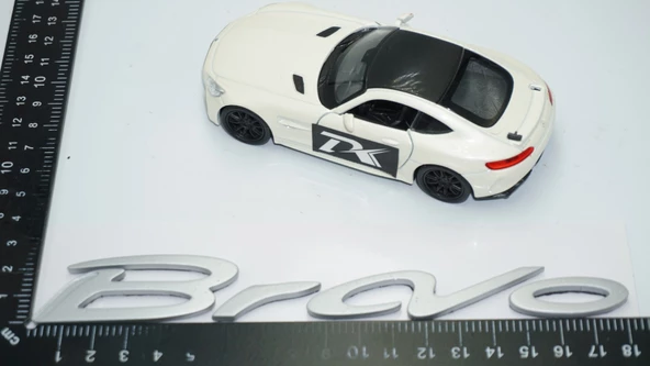 DK Tuning Fiat Bravo Bagaj Gri ABS 3M 3D Yazı Logo Amblem - 2