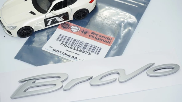 DK Tuning Fiat Bravo Bagaj Gri ABS 3M 3D Yazı Logo Amblem - 5