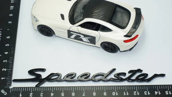 DK Tuning Porsche 911 Speedster Bagaj Siyah ABS Yazı Logo Amblem - 3