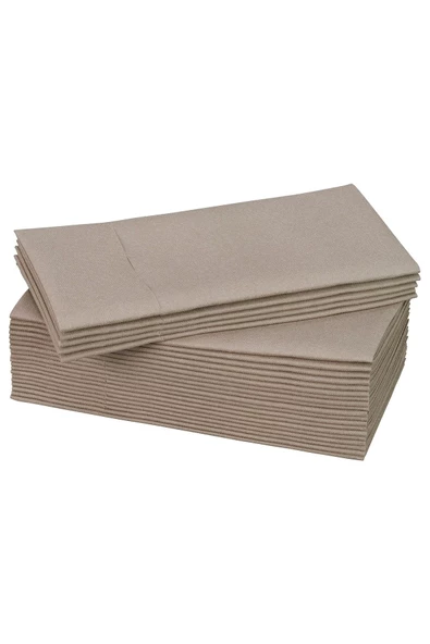 IKEA Mottaga Bej 38x38 Cm Peçete 25 Adet