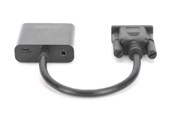 DIGITUS DA-70473 VGA+SES (3,5mm) => HDMI ÇEVİRİCİ Giriş:VGA+Ses(3,5mm) => Çıkış:HDMI (Kablolu, 15cm) - 4