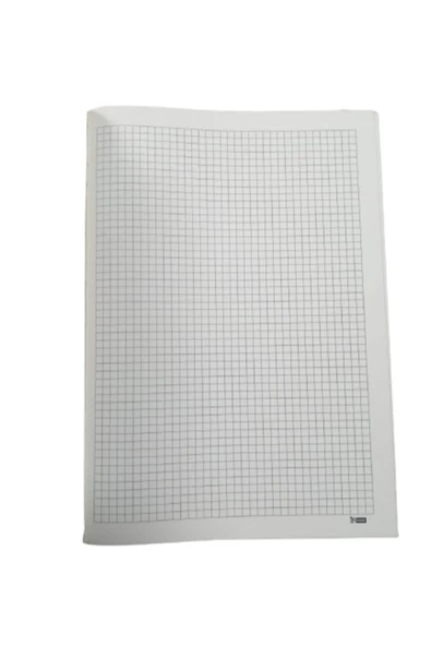 Sert Kraft Kapak Hafif Defteri A4 Kareli 100 Yaprak - 6