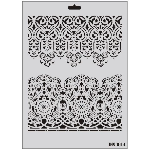 Rich Dantel Seri DN-914 Stencil 35x25 cm