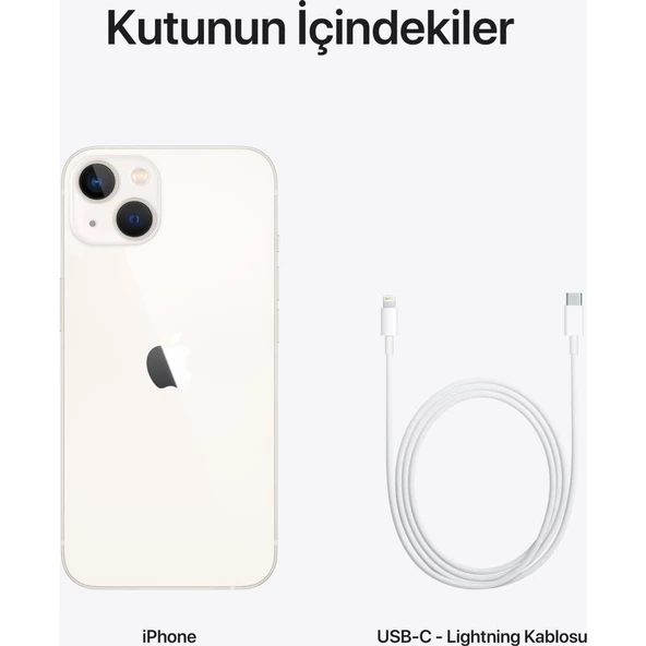 Apple iPhone 13 128 GB Beyaz Cep Telefonu (Apple Türkiye Garantili) - 5