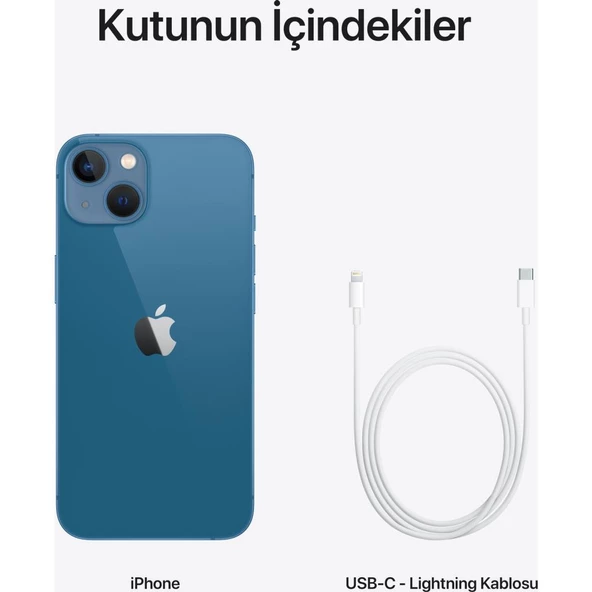 Apple iPhone 13 128 GB Mavi Cep Telefonu (Apple Türkiye Garantili) - 5