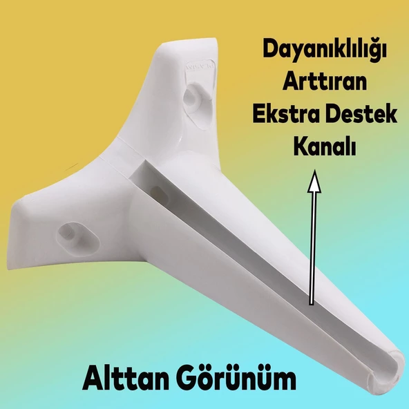 Aspen Lüks Mobilya Kanepe Koltuk Tv Ünitesi Konsol Ayağı Ayakları 20 Cm Beyaz Ayak (4 ADET) - 5