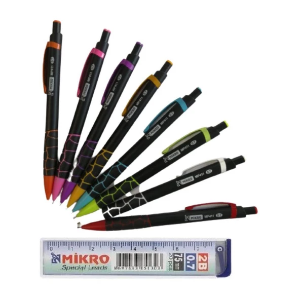 0.7 Uçlu Kalem Versatil ve 0,7 Uç Mikro 0,7 Uclu Kalem 1 Adet