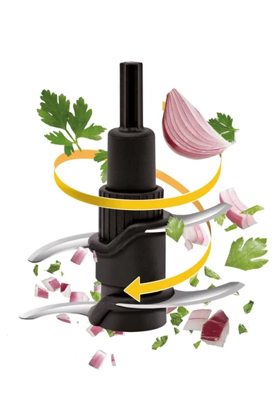 TEFAL Masterchop XXL 4 Bıçaklı Maxi Doğrayıcı Rondo Siyah - 5