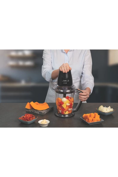 TEFAL Masterchop XXL 4 Bıçaklı Maxi Doğrayıcı Rondo Siyah - 4