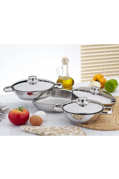 gülsan Omlet Set 6 Parça (çelik Kapaklı) - 2