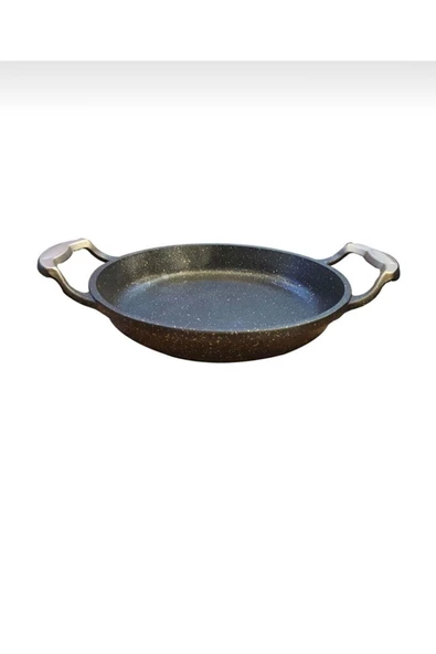 OMS 3248 Tek Parça 18 Cm Döküm Granit Tava Bakır
