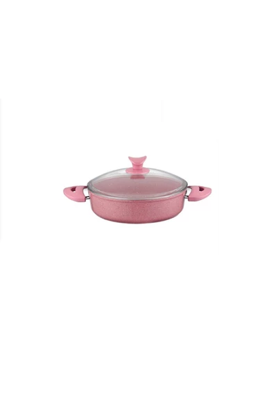 OMS PASLANMAZ Oms Oms 3310-24 Collection Granit Tencere 24 Cm X 7,5 Cm - Resim 2