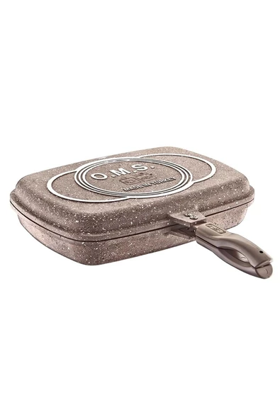 Oms Granit 36X26x9 Cm Balık Tava 3215 Kahverengi - 2