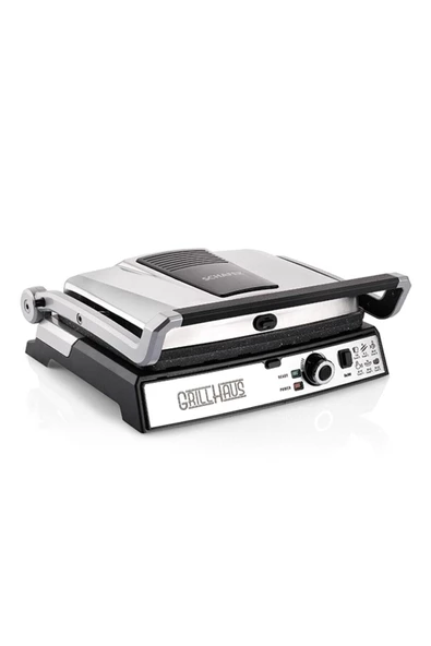 Schafer Grill Haus Tost Makinesi 2000 W Inox Granit Izgara Makinesi