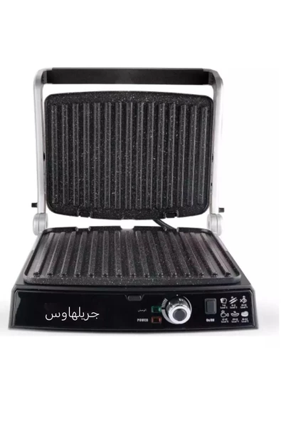 Schafer Grill Haus Tost Makinesi 2000 W Inox Granit Izgara Makinesi - 4