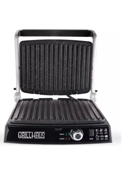 Schafer Grill Haus Tost Makinesi 2000 W Inox Granit Izgara Makinesi - 3