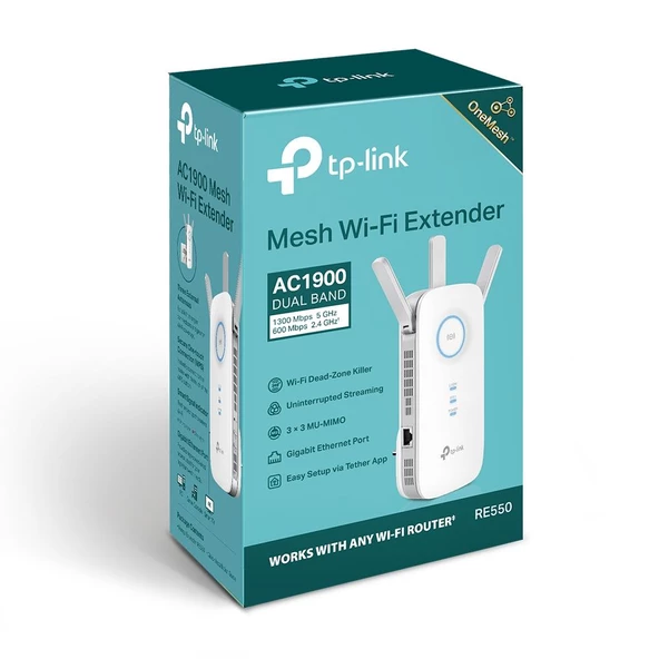 TP-LINK ROU AC1900 Wi-Fi Range Extender RE550 - 3