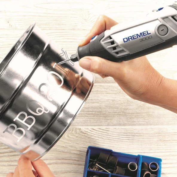 Dremel 3000 2/25 130W Gravür Taşlama El Motoru 25 Aksesuarlı F0133000HC - 2
