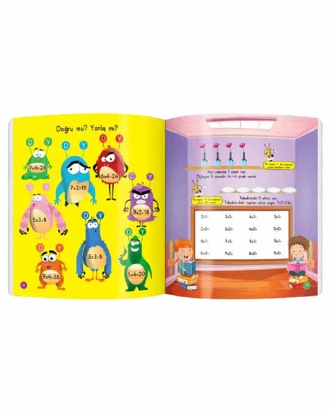 Çarpım Tablosunu Öğreten Kitap Set Yükselen Zeka - 2