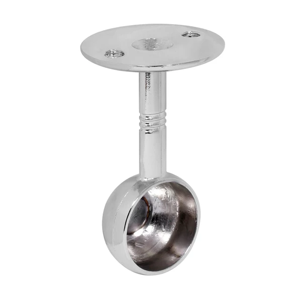 Nobel Askı Flanşı Yuvarlak Kapalı Ağız Dolap Elbise Askı Aparatı (2 ADET) - 5