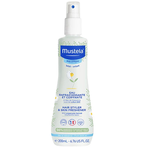 Mustela Saç Şekillendirici Ve Ferahlatıcı Vücut Spreyi 200 ml