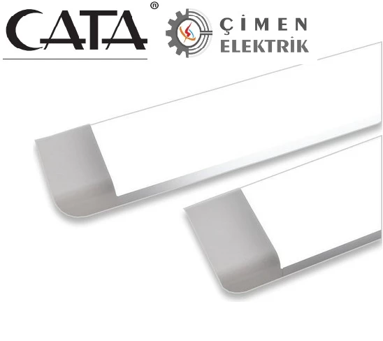 10 ADET CATA CT 2476 72W Led Bant Armatür 6400K Beyaz Işık