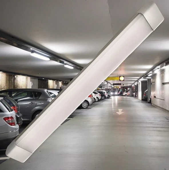 10 ADET CATA CT 2476 Led Bant Armatür 72W 120 cm 6400K Beyaz Işık - 4