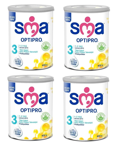SMA Optipro 3 Probiyotik Devam Sütü 400 gr 4 Adet - 2