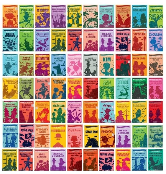 İş Bankası Çocuk Klasikleri 70 Kitap Set