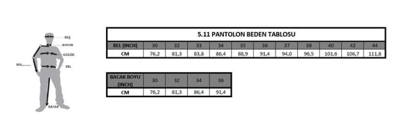 5.11 RIDGELINE PANTOLON STONE - 12