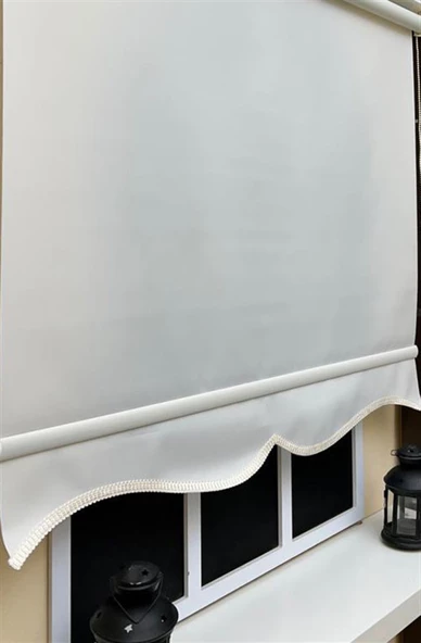 StorBurada Düz Ekru Stor Perde Alüminyum Kasa STB--5301  Ekru 150 x 260 ürün görseli