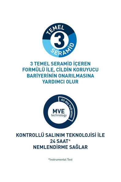 Cerave Nemlendirici Krem Kuru ve Çok Kuru Ciltler 340 ml - Resim 7