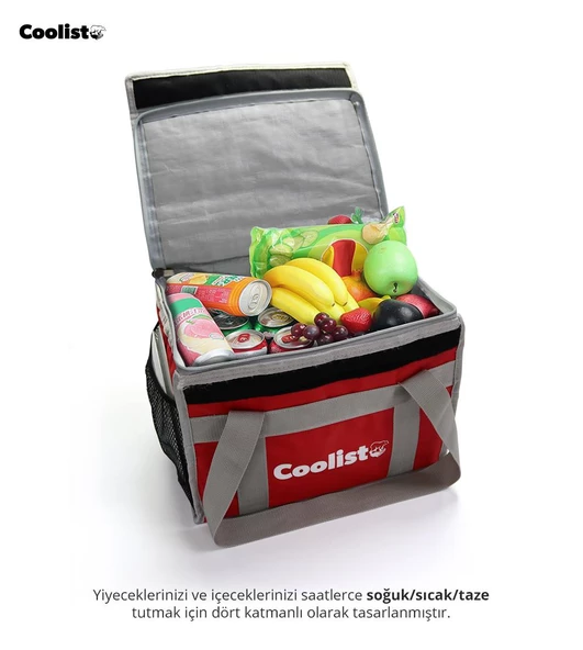 Coolist CL36R 36 Litre Katlanabilir Termos Bez Çanta / Buzluk - Resim 6