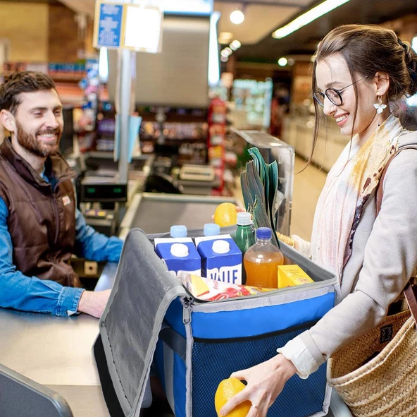 Coolist Cl36b 36 Litre Katlanabilir Termos Bez Çanta / Buzluk - Resim 9