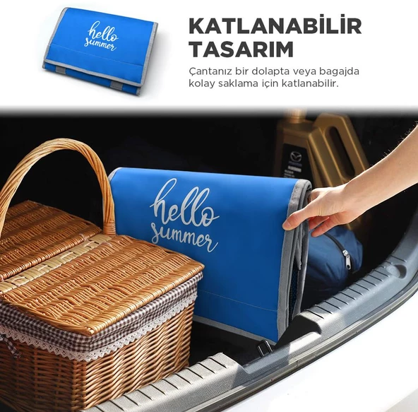 Coolist Cl36b 36 Litre Katlanabilir Termos Bez Çanta / Buzluk - Resim 11