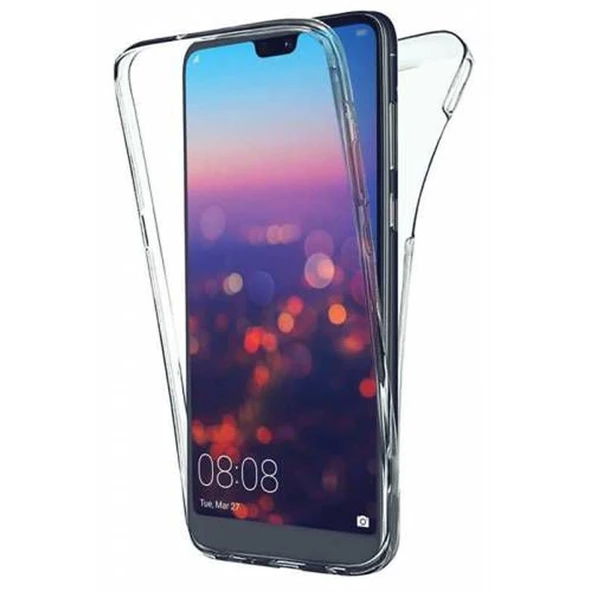 Gpack Huawei P20 Lite Kılıf Ön Arka  Silikon Koruma